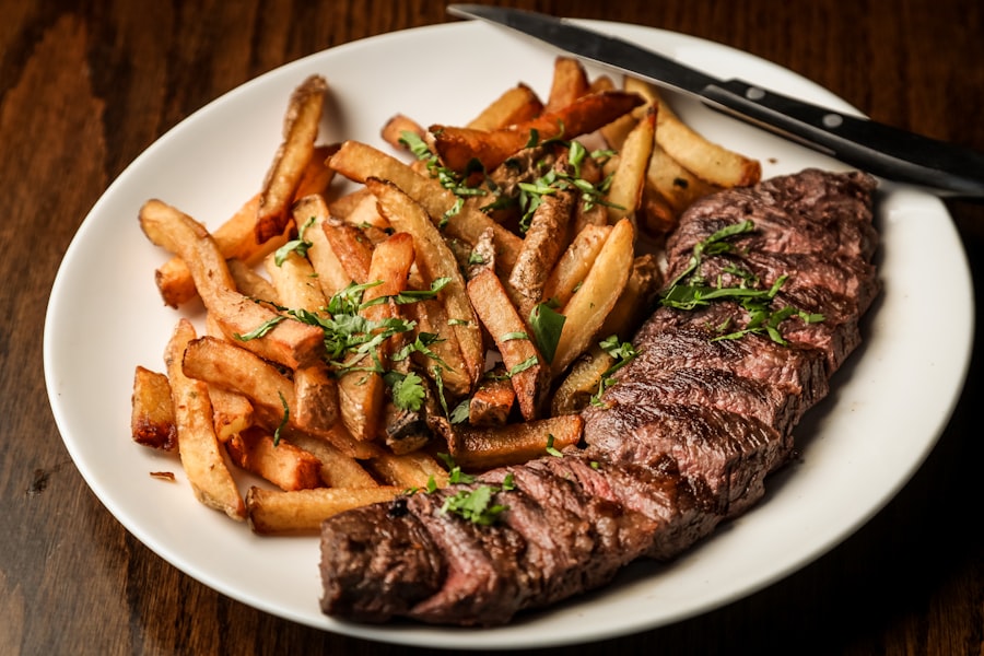 Parrilla con carne
